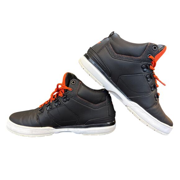 Etnies Black Orange White Mens High Rise ODB Lx Walker sz 10 skate shoe - Picture 7 of 8